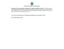 Tablet Screenshot of events.carolinashealthcarefoundation.org
